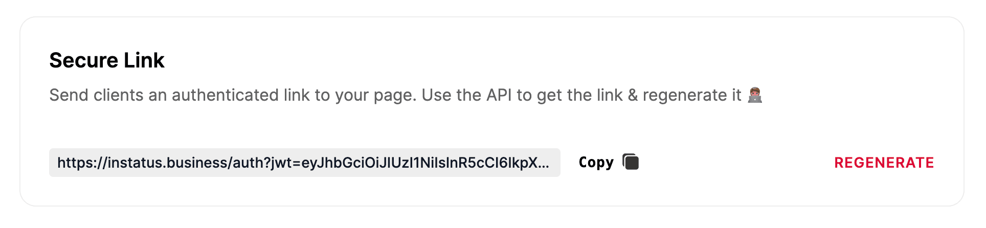 Secure link